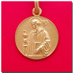 medalla San Benito anciano